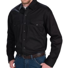 51%OFF メンズワークシャツ 壁Ranchwearソリッドツイルシャツ - （男性用）スナップフロント、ロングスリーブ Walls Ranchwear Solid Twill Shirt - Snap Front Long Sleeve (For Men)画像
